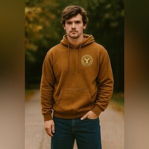 Brown Yellowstone Hoodie